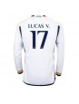 Real Madrid Lucas Vazquez #17 Replika Hemmakläder 2023-24 Långärmad